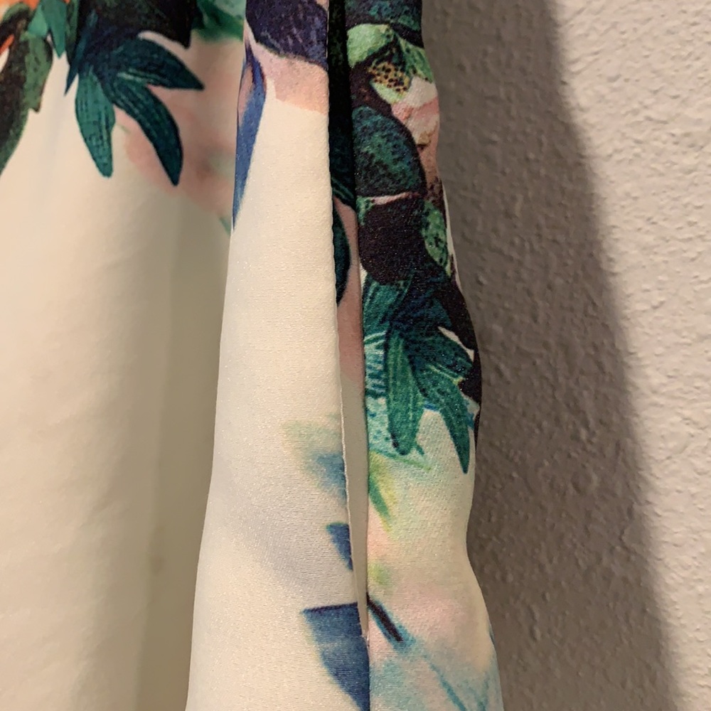 floral Chicwish crop top + full midi skirt set, M - Picture 10 of 11